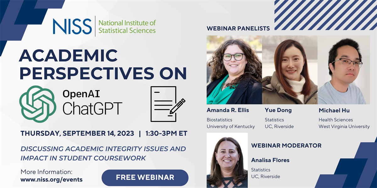 NISS Webinar: Academic Perspectives on ChatGPT